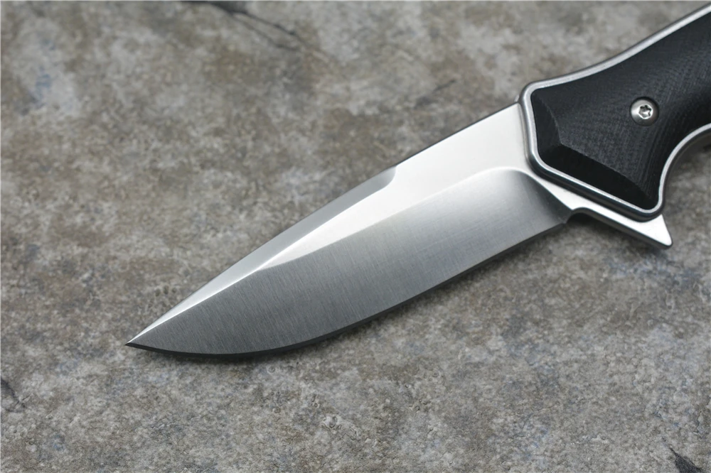 XS KNIFE CR230 D2 Blade G10 + Steel Handle Folding Knife Outdoor Camping Multipurpose hunting EDC tool