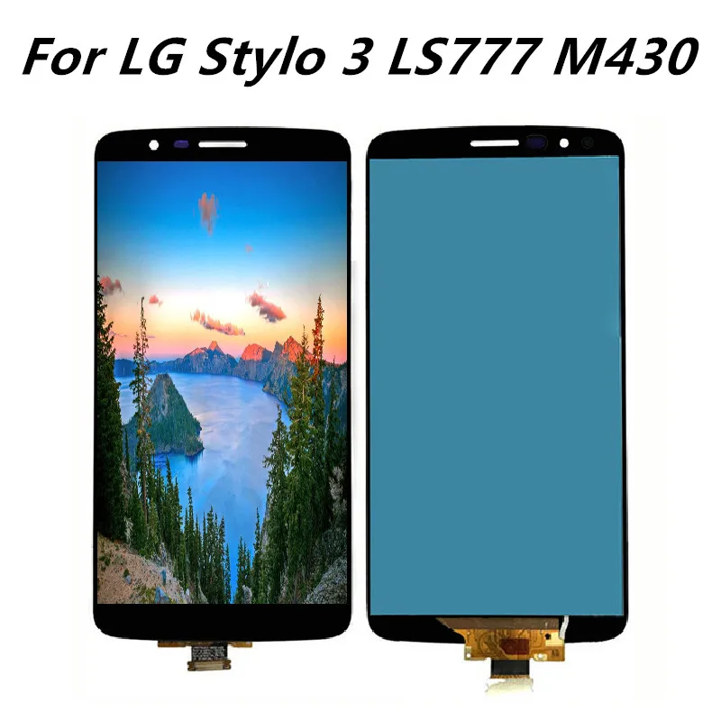 OLED для LG Stylo 3 LS777 M430 L83BL L84VL ЖК дисплей кодирующий преобразователь сенсорного