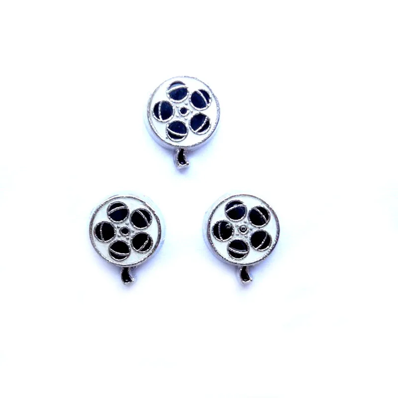 

20pcs/lot Diy Fashion Floating Alloy Enamel Old Movie Projector Charms For Living Memory Lockets