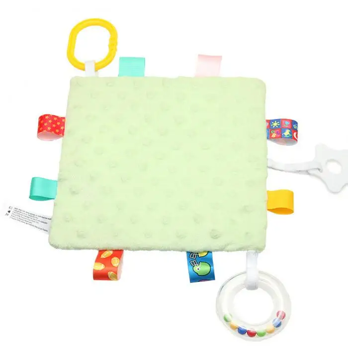 Детская одежда для прорезывания зубов, полотенце, Детская Игрушка прорезыватель, одеяло, подвесное звучание, полотенце NSV775
