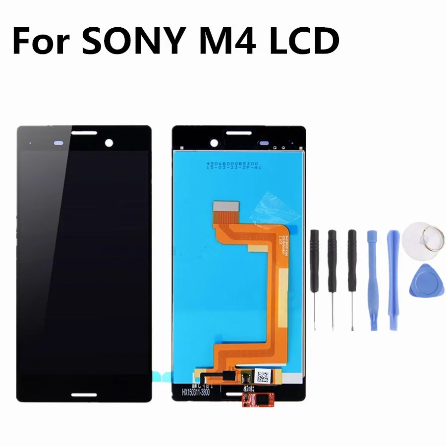 

For Sony Xperia M4 LCD Display With Frame Touch Screen Digitizer Assembly E2303 E2333 E2353 For SONY M4 Aqua LCD Replacement