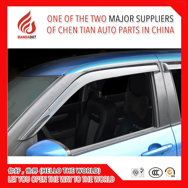 

4 Piece Injection molding trim vent shade rain sun wind deflector window visor for Swift 2005 2008 2011 2013 2016