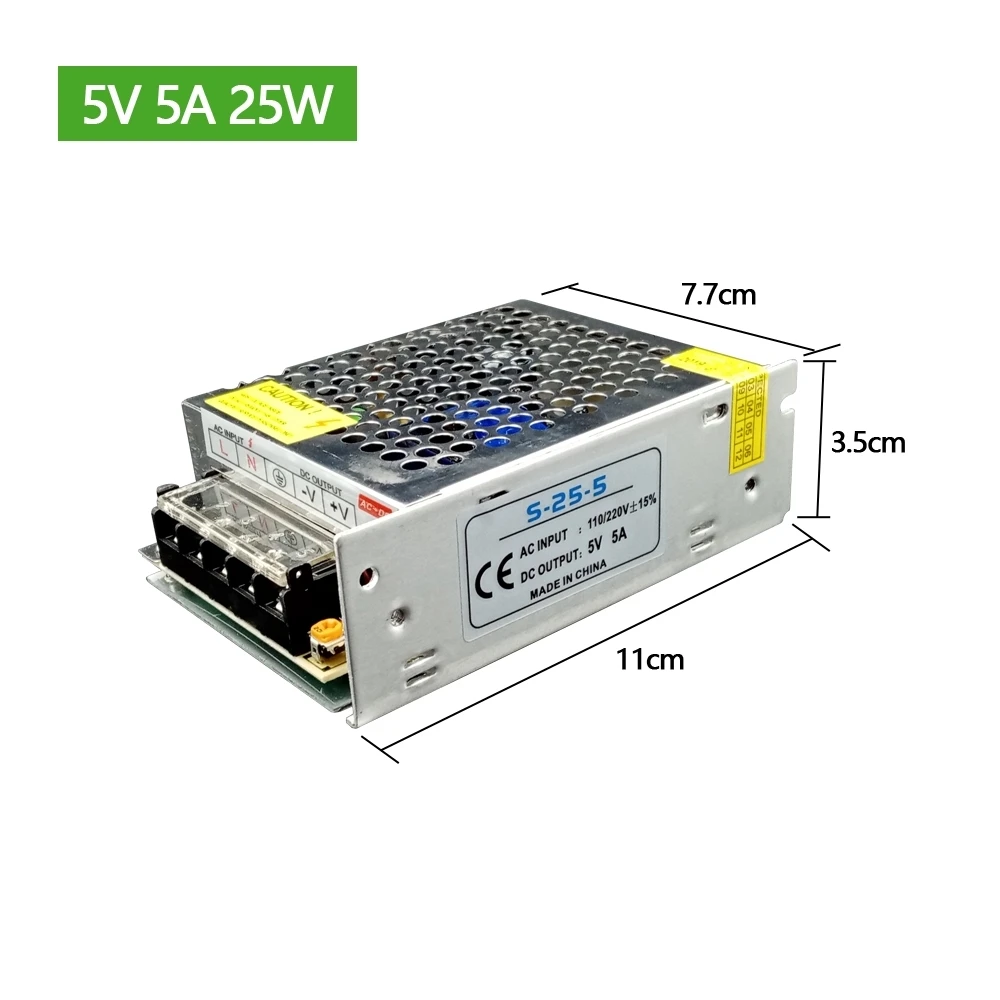 Питание адаптер DC 5V 12V 24V 36 V трансформаторы до 5 лет, 12 предметов в упаковке, 24 В, 36 В, 1A 2A 3A 5A 6A 8A 10A 15A 20A светодиодный драйвер Светодиодные ленты лаборатории
