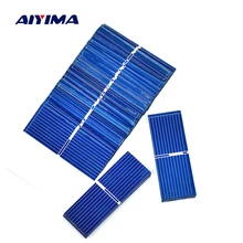 Aiyima 100pcs DIY Solar Panel 52x19MM Solar Cell Polycrystalline Silicon Solar Panel For Phone Charging