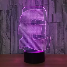 GBP фунт светодиодный 3d-ночник RGB Изменение Великобритании 3D настольная лампа Новинка GBP символ декоративный ночник для Рождественский подарок