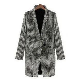 Корейская версия, стиль, большой размер, Женская длинная Повседневная ветровка, пальто, модное, тонкое, темпераментное, необычное пальто - Цвет: 1