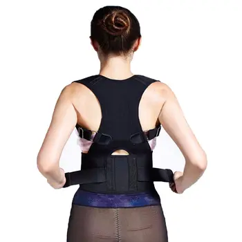 

Women's Adjustable Back Support Belt Corset Posture Corrector Brace Support Posture Shoulder Corrector Pedicure Body Care