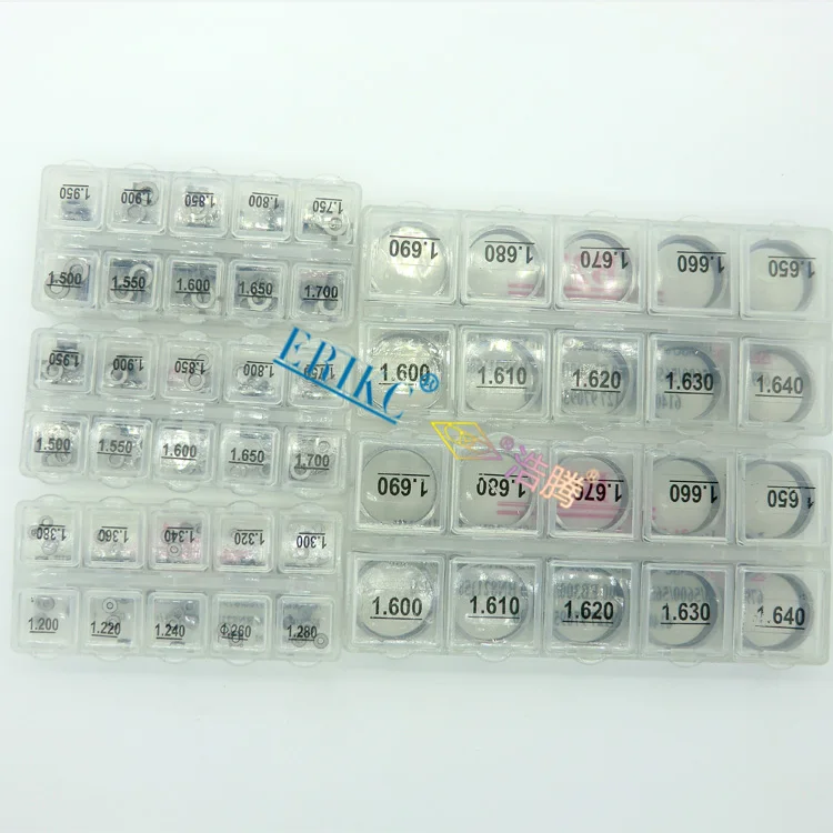 

ERIKC diesel fuel injector standard sealing washer and Common rail Electromagnet Spring Adjustable Shim Set total 400 pieces
