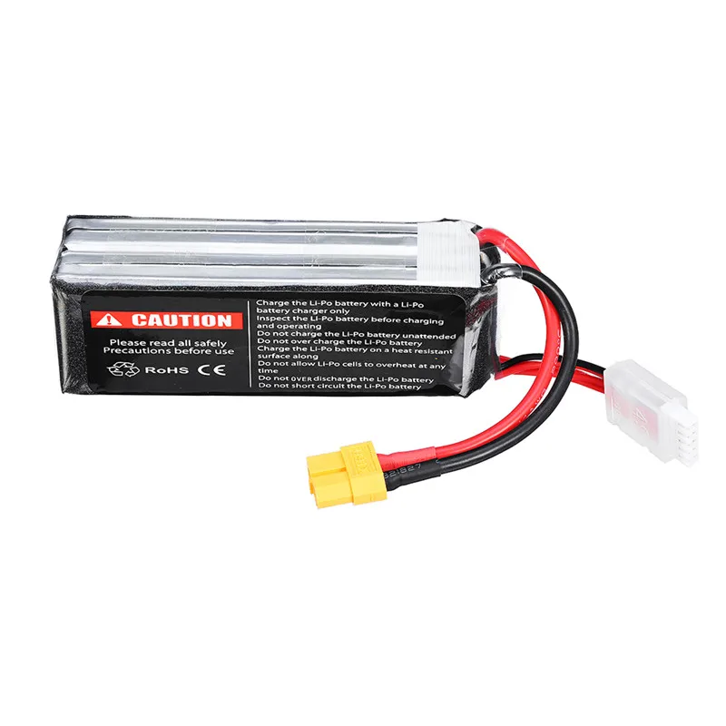 Запуav 14 8 V 2200mAh 70C 4S Lipo батарея XT60 разъем для самолета Fury Wing Feilun FT011 Мультикоптер RC