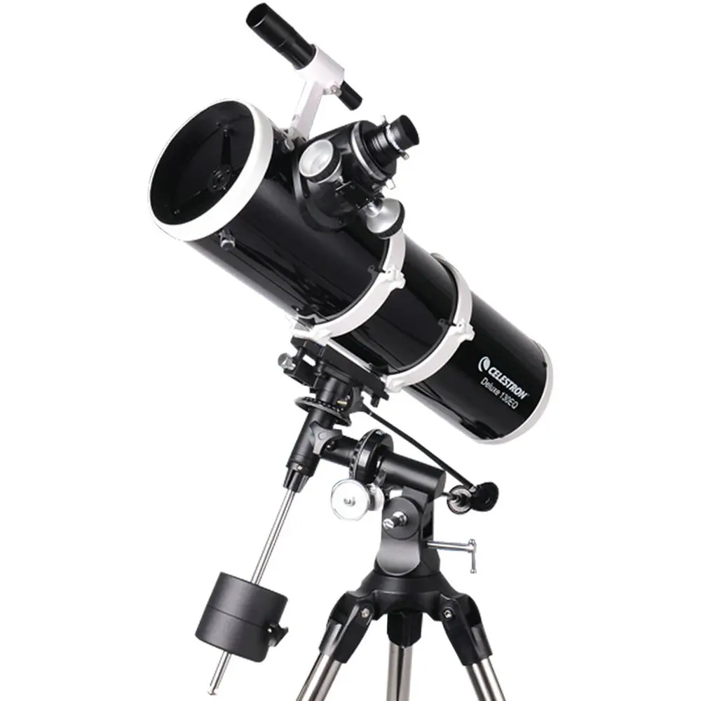 Celestron Deluxe 130 EQ параболическое зеркало экваториальное крепление и стальной штатив 130 мм F/5 отражатель телескоп