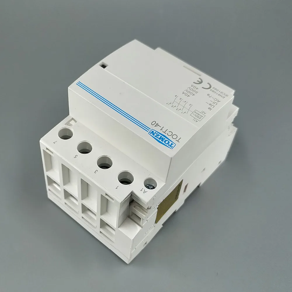 CT1 4P 40A 220V 400V~ 50/60HZ Din rail бытовой ac Контактор В соответствии с стандартом 4NO