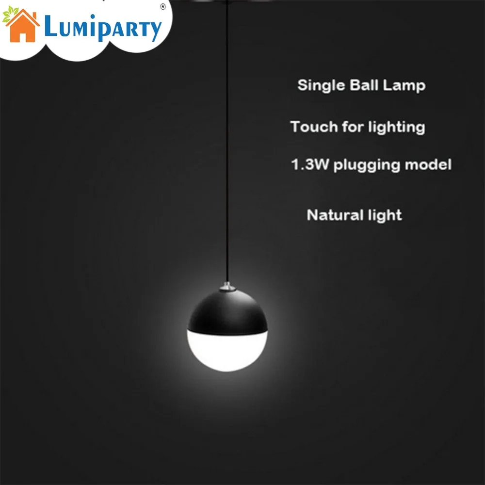 LumiParty LED Creative Suspended Pendant Light Modern Concise Warm