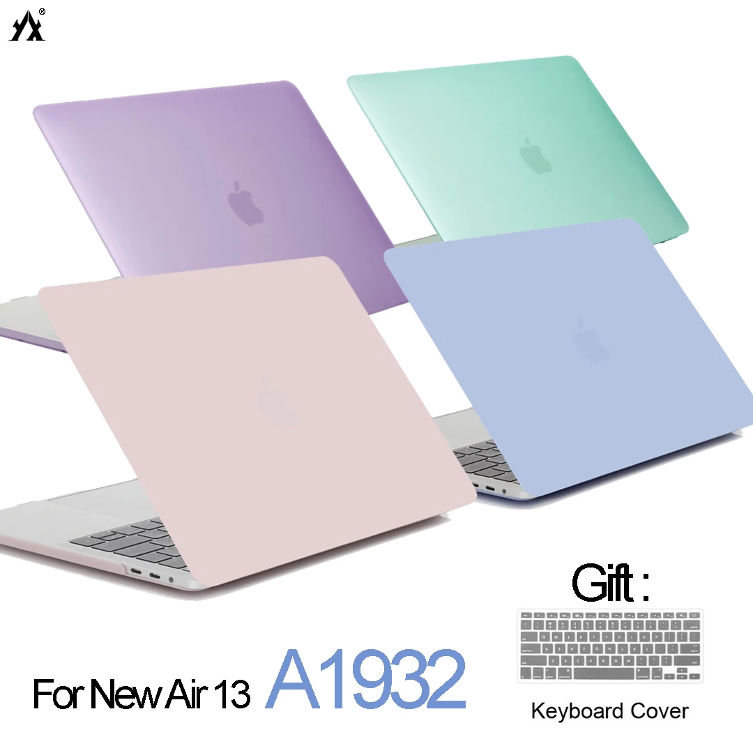 

Crystal Matte Laptop case For apple Macbook Air 13 A1932 2018 Air Pro Retina 11 13 15 With Touch bar for macbook 12 inch cover