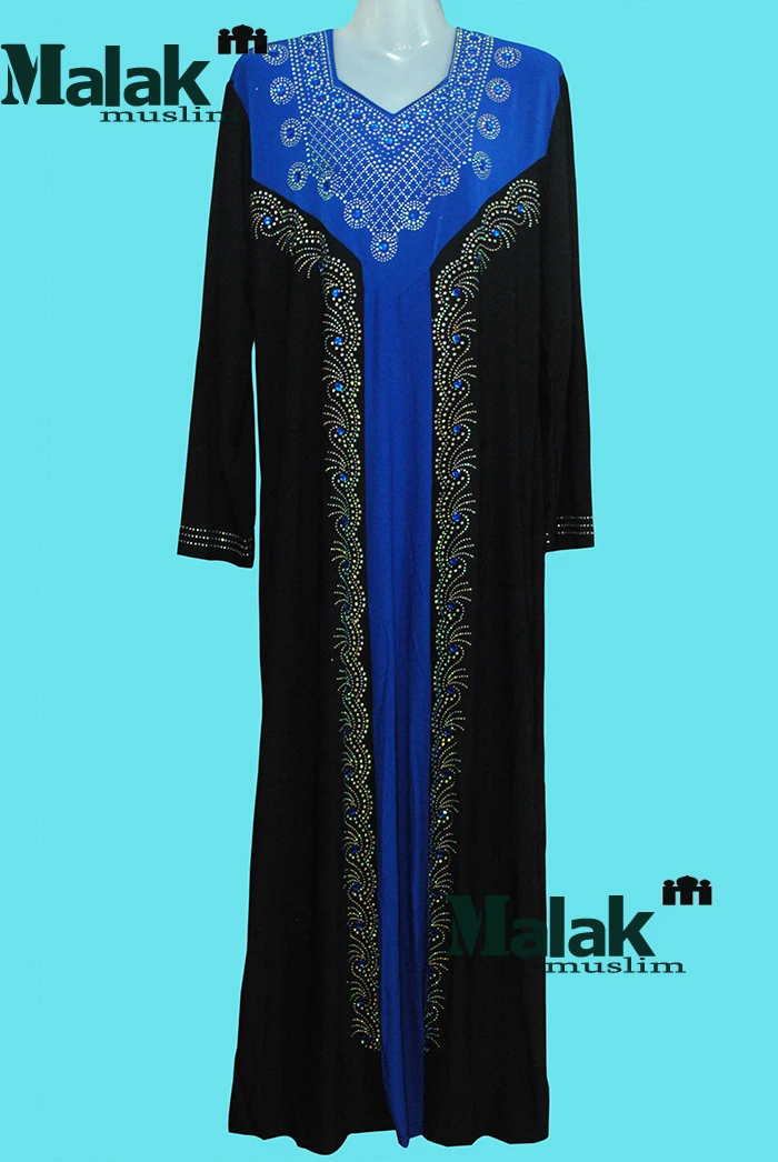 5 цветов женские мусульманские платья исламский, арабский женский халат женский кафтан Jilbabs платье Ближний Восток мусульманский абайя