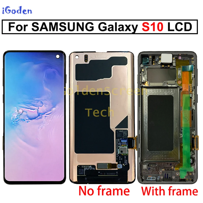 

Black 6.1'' AMOLED LCD for SAMSUNG S10 LCD G9730 Display SM-G9730 Touch Screen Digitizer For SAMSUNG Galaxy S10 Plus G9750 LCD