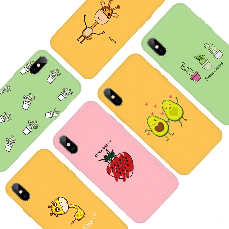 

Cartoon Animals TPU Pattern Case For Huawei Honor 8X 20 Pro 10 9 Lite 10i 20i Case Cool Fruit Case Cover For Honor 8X Case