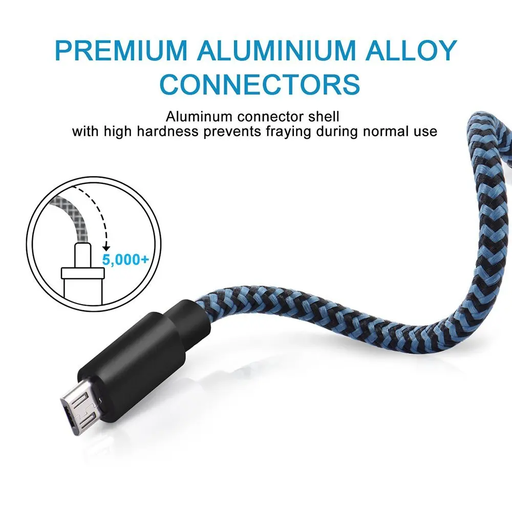 Suntaiho 2.4A Micro USB Cable for Android Phone USB Cable 5Pack Fast Charging Data Cable Micro USB for Samsung Huawei LG Meizu Suntaiho 2.4A Micro USB Cable for Android Phone USB Cable 5Pack Fast Charging Data Cable Micro USB for Samsung Huawei LG Meizu
