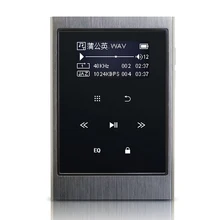 Aigo Z1 MP3 players 8G enthusiast lossless HIFI music player with touch screen metal long standby Support MP3 APE FLAC WAV