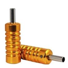 Татуировки Ручка трубки с задней стволовой 22 мм алюминиевый сплав 6 цветов Дополнительный постоянный макияж для иглы для тату-машинки советы