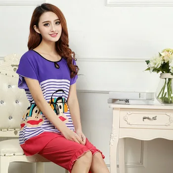 

Pajama Sets for Women Pajamas Short Sleeve Woman Nightwear Sleepwear Summer Clothing Set