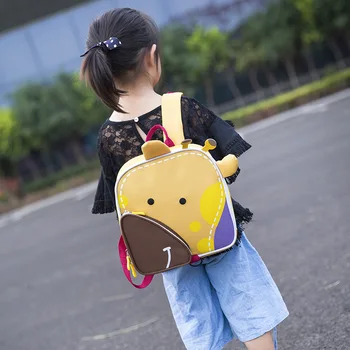 

2018 School Bags Mochila Infantil Cartoon Animal Children Schoolbag Anti Lost Kindergarten Baby Backpack Tourism And Leisure
