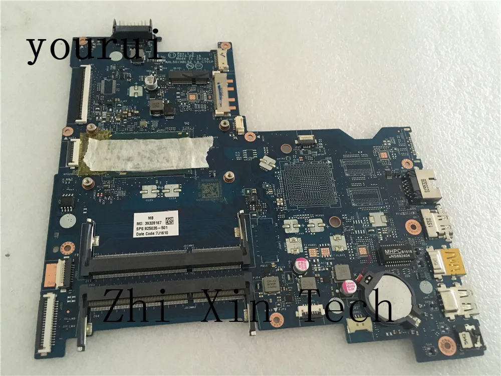 #^Special Price yourui 825035-001 825035-601 AHL50/ABL52 LA-C701PMainboard For HP Pavilion 15-AC 240 250 G4 Laptop Motherboard i3-5020u CPU