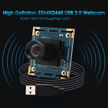 

3264X2448 8MP USB CCTV Camera Module Mjpeg YuY2 Mini High Speed USB2.0 Webcam Camera Module for Windows\Android\Linux\Mac