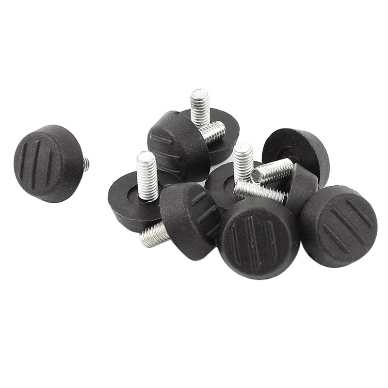 

Furniture non-slip adjustable screw on leveling foot M6 thread 10