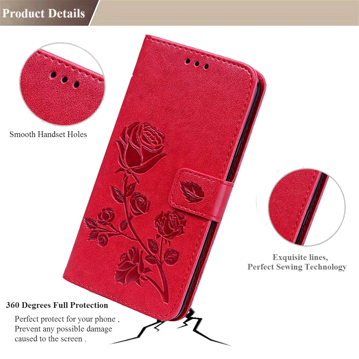 Bao Da Cao Cấp Cho Huawei Honor 7A DUA-L22 AUM-L29 7C AUM-L41 7c Pro LND-L29 Flip Dành Cho HUAWEI Y5 Y6 y7 Prime 2018 Capa pu case for huawei