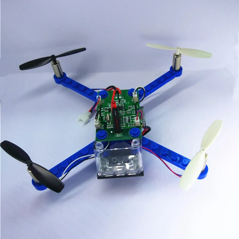 Строительный блок Дрон мини дроны 3D DIY Кирпичи Rc Квадрокоптер игрушки для детская