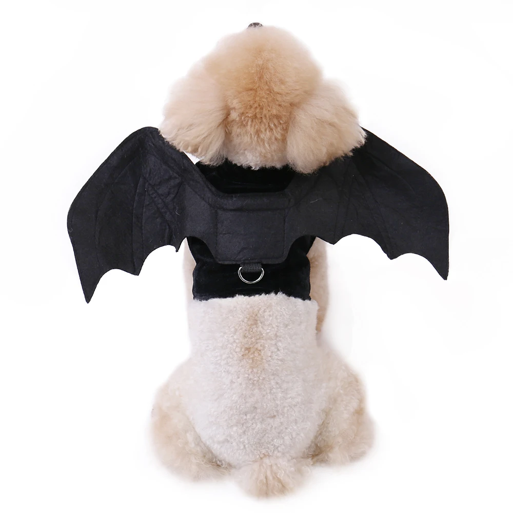 

Cool Halloween Black Halloween Bat Wing Clothes For Cat Puppy Funny Cat Kitten Costume Halloween Party Cat Clothing Vestito