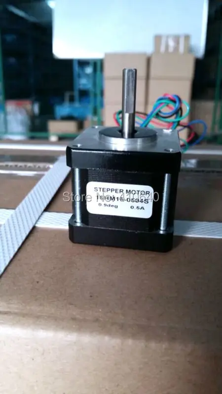 

FREE SHIPPING stepper motor 16HM15-0504S L38 mm NEMA 16 with 0.9 deg 0.5 A 26 N.cm and bipolar 4 lead wires