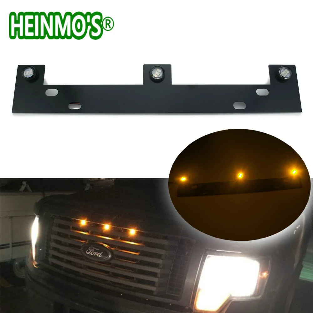 Для Ford F 150 2009 2010 2011 2012 2013 2014 2015 Raptor передняя решетка светодиодные огни комплект с