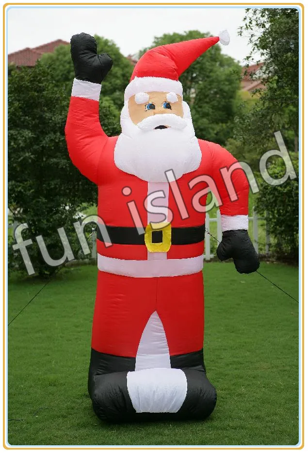 Free shipping Outdoor Inflatable Christmas Hunter Santa Inflatable ...