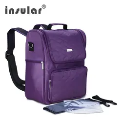 Островная многоразовый подгузник рюкзак высокое качество нейлон водонепроницаемая сумка для мамочки мода кормящих сумка для подвесная