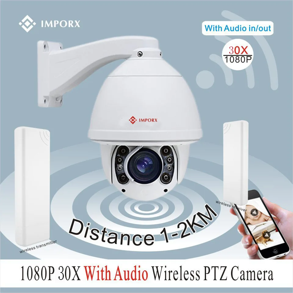 Auto Motion Tracking Outdoor HD Hikvision Wifi Wireless PTZ IP Camera ...