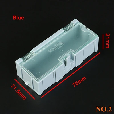 Mini Storage Box SMD SMT IC Electronic Component Container Box Case Diy Practical for Small Component Jewelry Tool Box Bead Pill tool chest on wheels Tool Storage Items