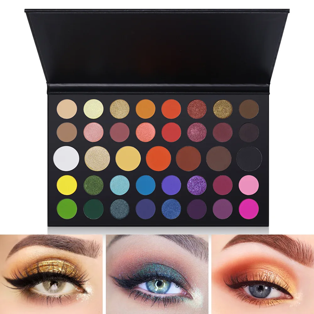 Ucanbe Artist Palette 39 Colorful Eye Shadow Powder Makeup Palette Glitter Shimmer Matte Eyeshadow Waterproof Cosmetics Kit Ucanbe Artist Palette 39 Colorful Eye Shadow Powder Makeup Palette Glitter Shimmer Matte Eyeshadow Waterproof Cosmetics Kit