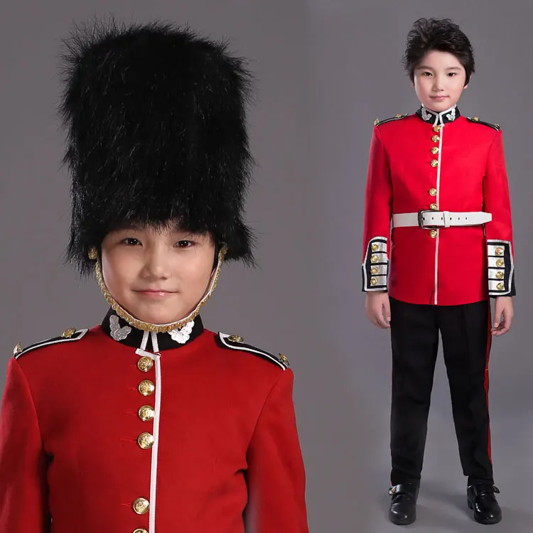 British Guard Toy Soldier Prince Charming Nutcracker King Kids Costume 5 Pc NEW