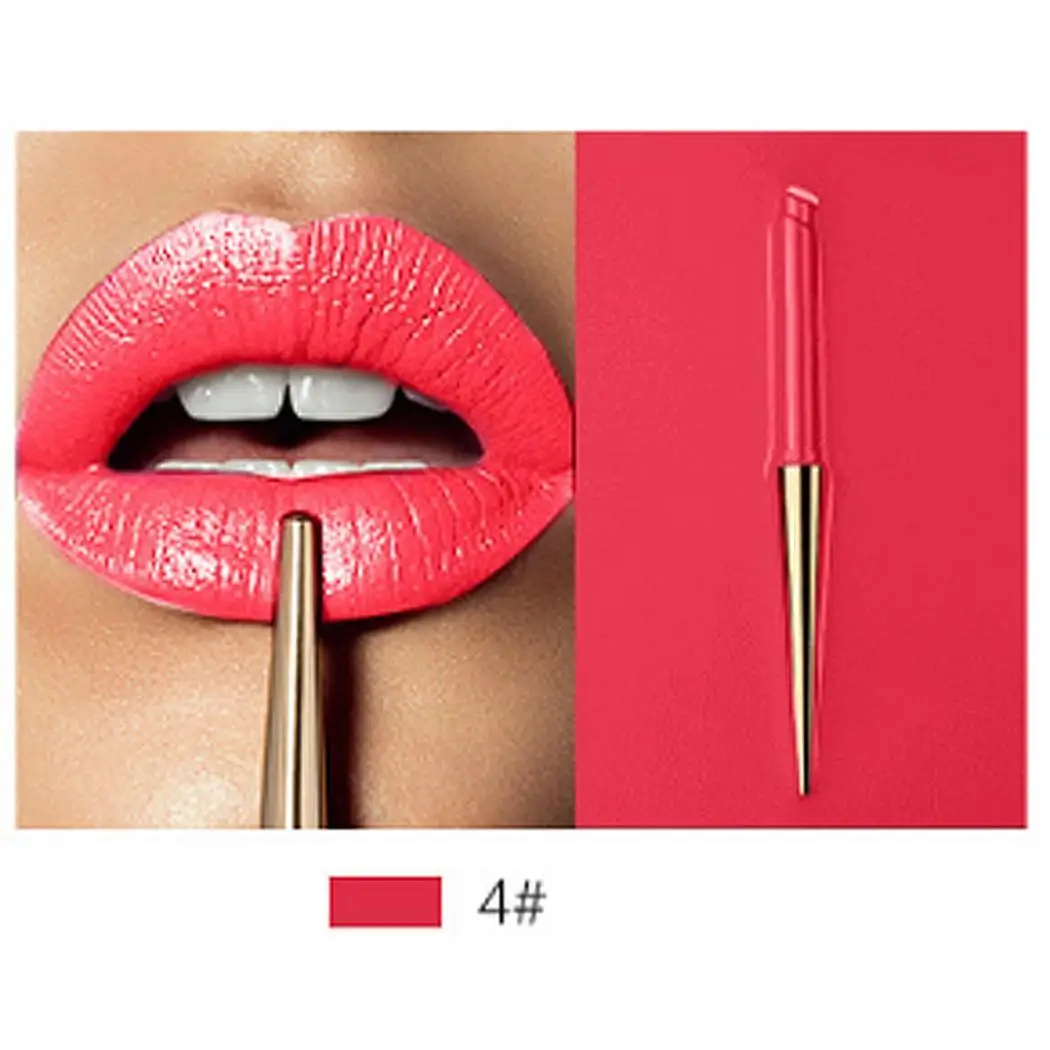 color4 Makeup Cosmetic Matte Long Lasting Waterproof Soft Cream Lipstick 2g Lip Balm Color 1-Color 10 - Цвет: color4