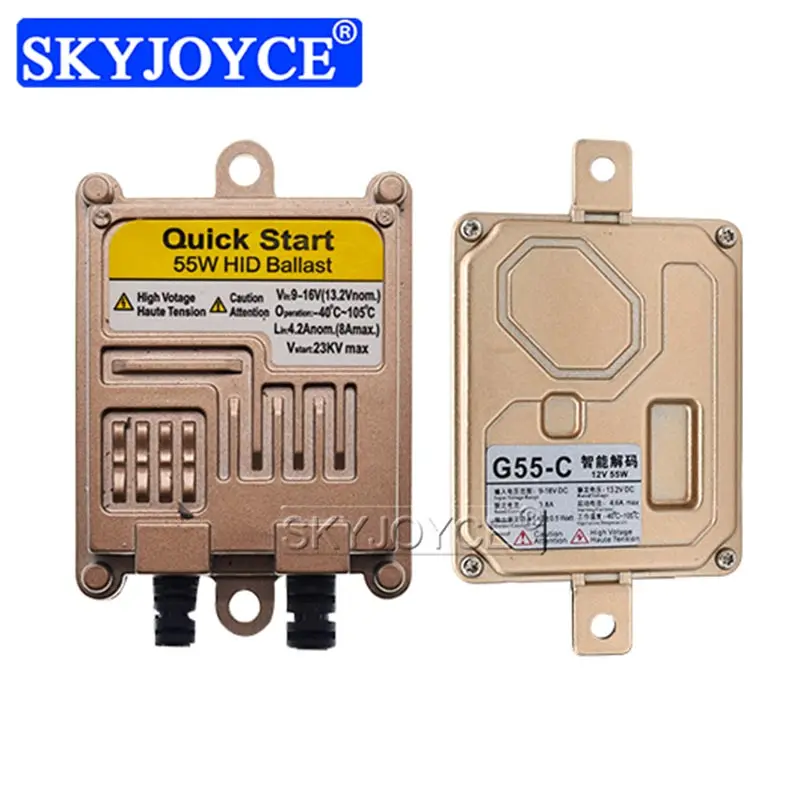 

SKYJOYCE AC 55W Quick Start Canbus HID Ballast For Car Headlight Bulb 55W Fast Bright Canbus HID Xenon Kit 12V Xenon HID Ballast