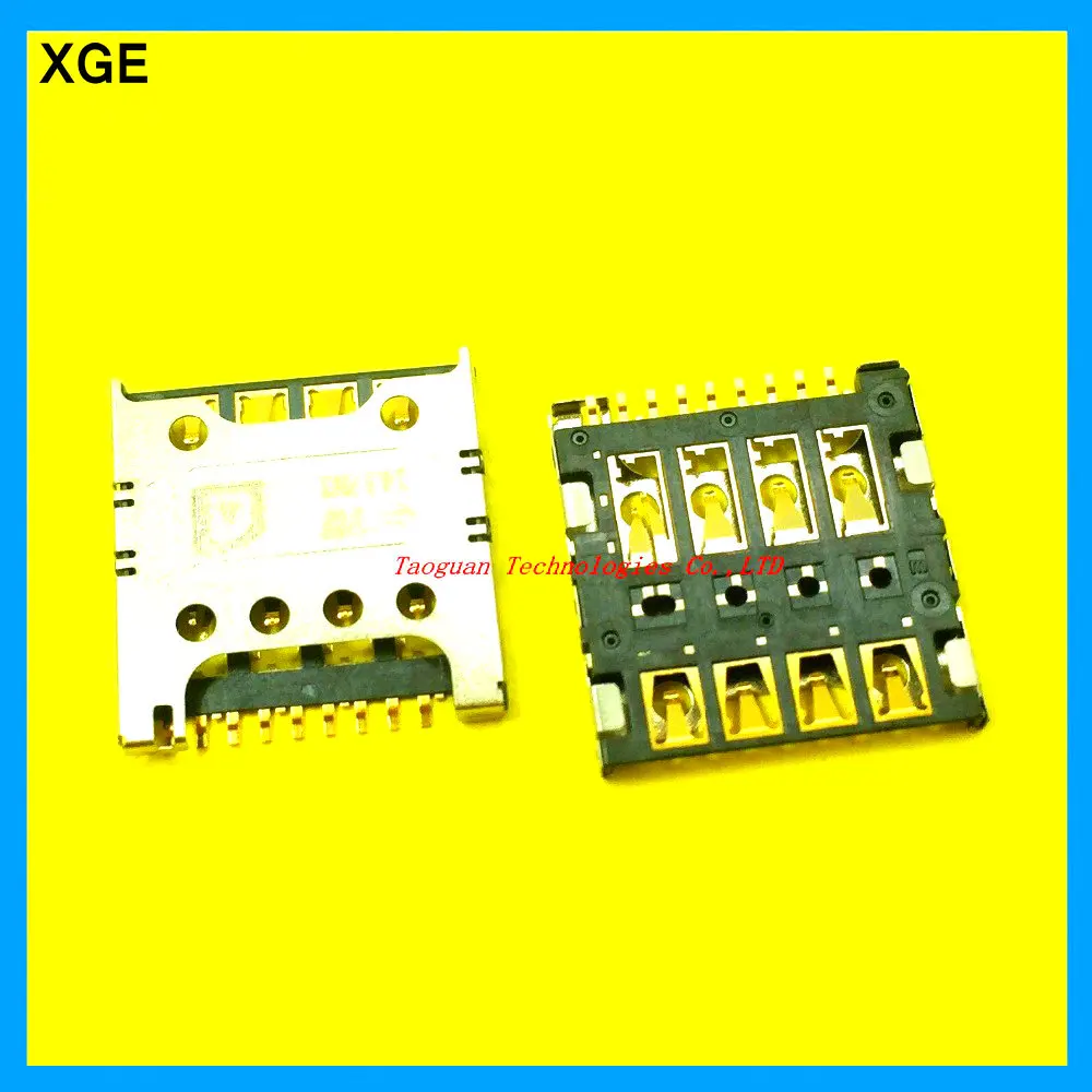 

2pcs/lot XGE New SIM card Socket Reader Holder Slot for LG G3 mini G3 S G3 Beat D722 D728 D725 D724 D722K F350LKS D858 D857