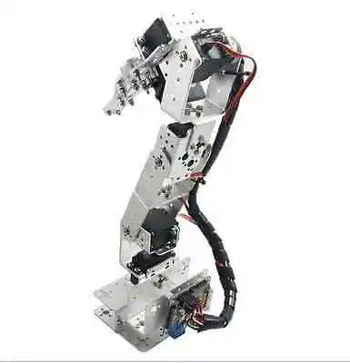 

ROT3U 6DOF Aluminium Robot Arm Mechanical Robotic Clamp Claw Silver