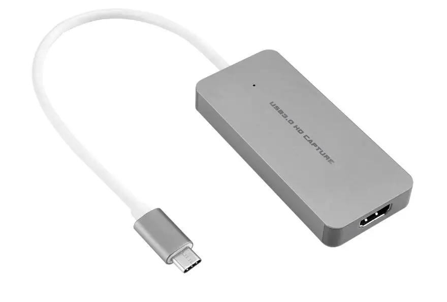 Ezcap265C 1080P HD 60fps USB 3,0 type C к HDMI UVC видео игра захват прямая потоковая для Windows OS X Lunux MAC алюминиевый сплав