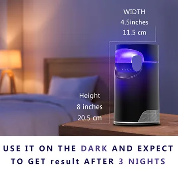 

Wifi smart LED violet Safe Photocatalytic Mosquito Killer Lamp LED Light Non-Toxic UV Insect Trap Light JA55