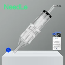 Клеймо 20 шт. картридж иглы Одноразовые стерилизованные Перманентный макияж пирсинг иглы татуировки Поставки EN08-RL