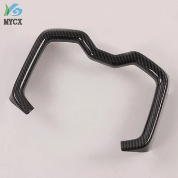 

For Toyota RAV4 RAV 4 2019 2020 Interior Accessories Carbon Fiber Front Water Cup Holder Panel Decoration Trim car Sticker