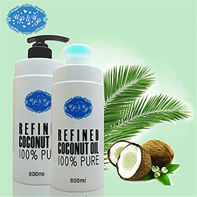 800ml 27oz virgin refined coconut oil basic carrier oil edible cooking