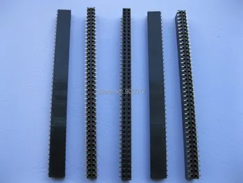 

30 pcs SMD SMT Pitch 2.54mm 2x40 80pin Breakable Female Pin Header Double Row Strip Gold Plated