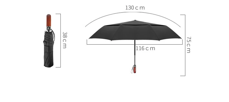 Двойной Слои большой автоматический зонт Для мужчин дождь женщина ветрозащитный Paraguas Мужской 3 Floding большой Для мужчин бизнес зонтик xyjl-5
